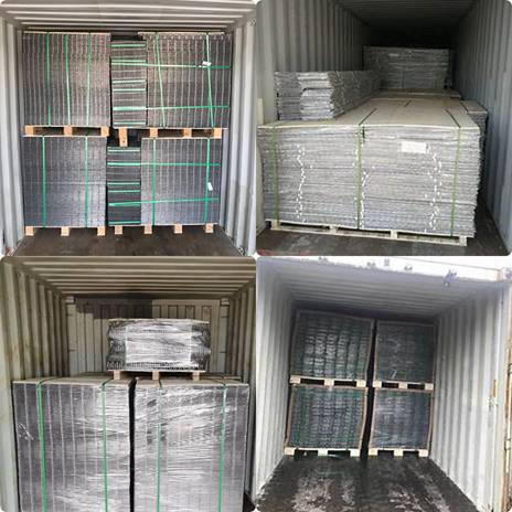 We will use wooden pallets to fix the plastic film and pack the goods. After the customers receive the goods, the quality will