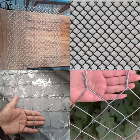Chain link fence