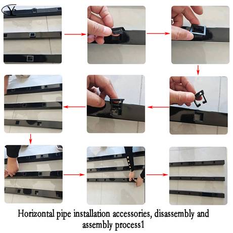 Detailed diagram of zinc steel fence