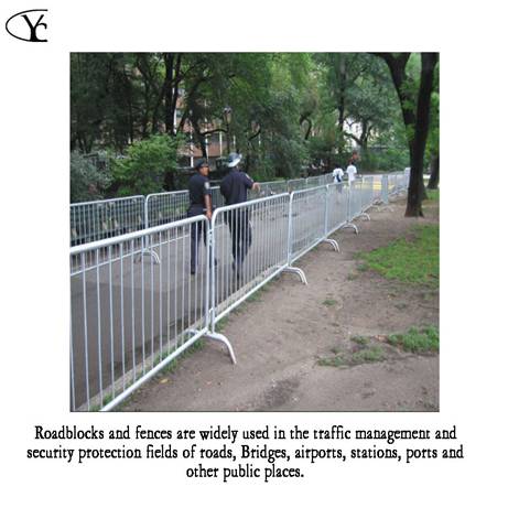 Roadblock fence