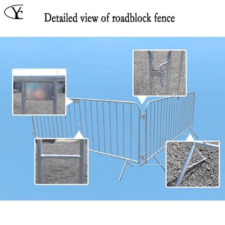 Roadblock fence
