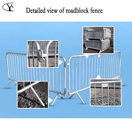 Roadblock fence