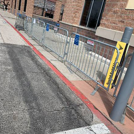 Roadblock fence