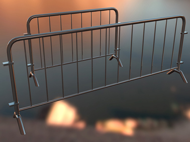 Roadblock fence