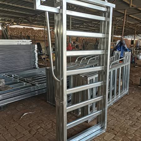 Each cattle fence panel can be connected to each other to form a closed environment  Cow restraints:
