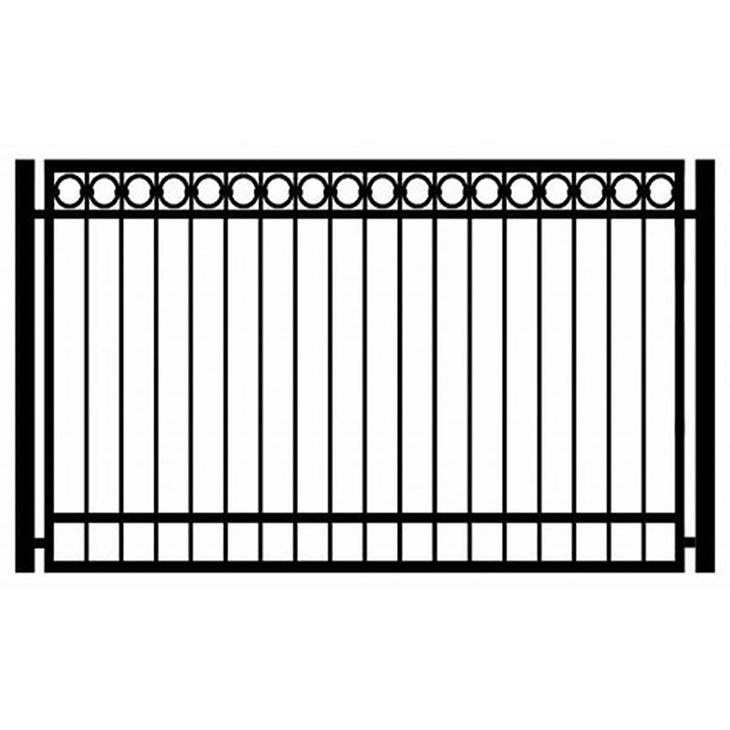 Zinc steel fence assembly and welding