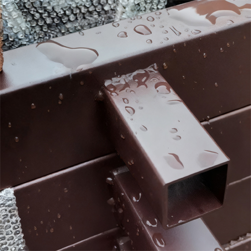 Brown fence ready for loading