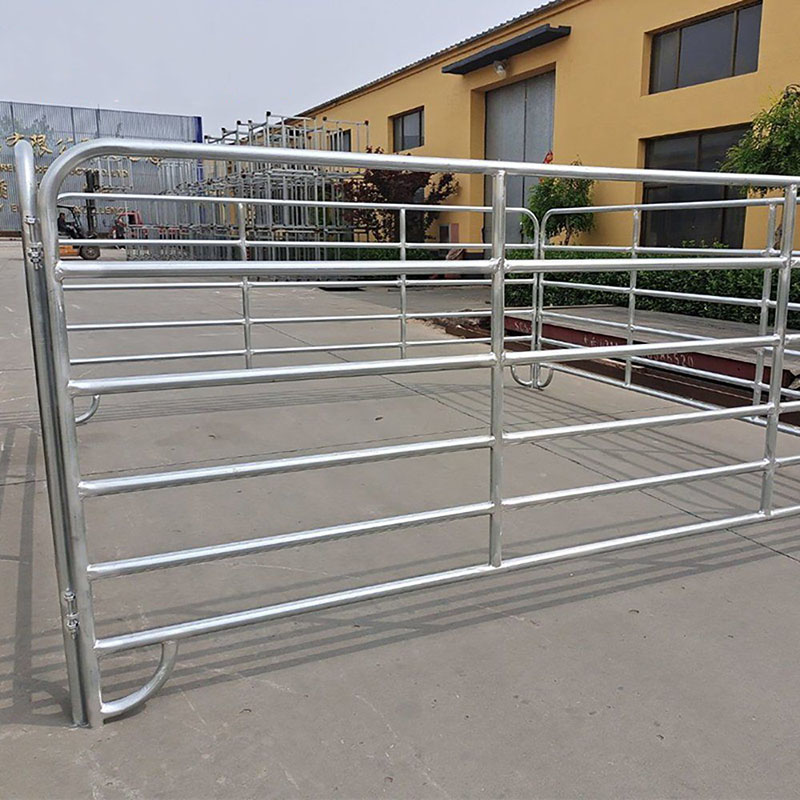 The horse fence is finished