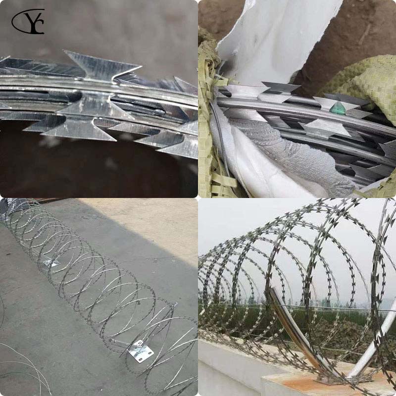 Barbed wire workshop in high-speed production