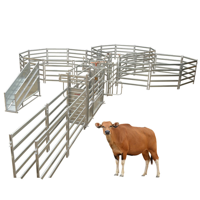 A new batch of custom-made cattle pens