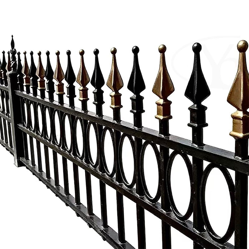 The custom fence of the past two days