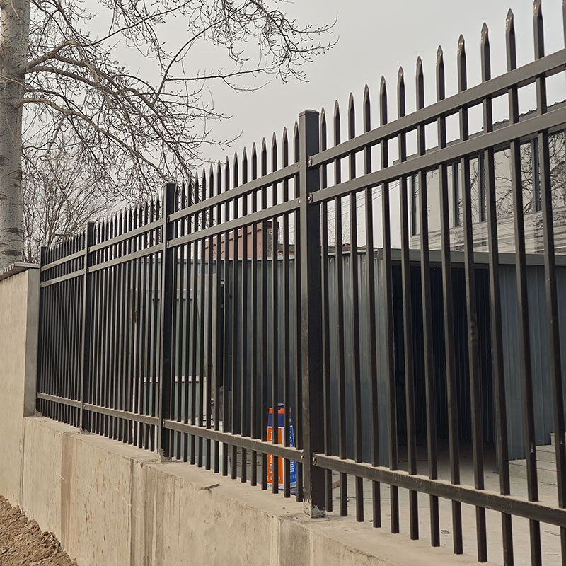 Actual effect of zinc steel fence gate
