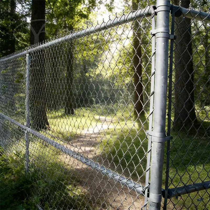 Chain fence usage diagram