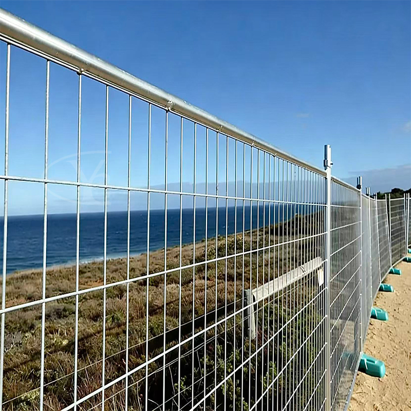 Australia temporary railing usage diagram
