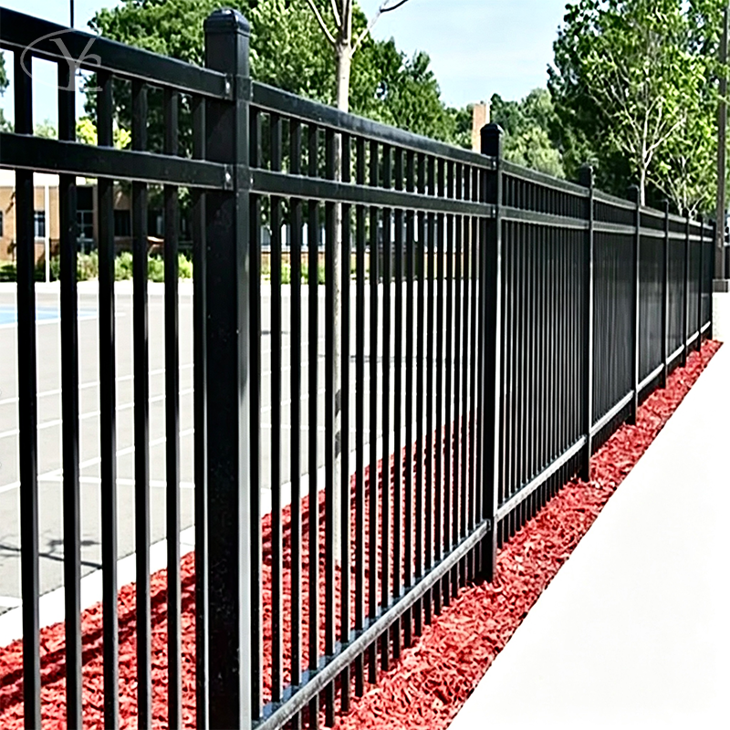 Zinc‑steel fence Use diagram