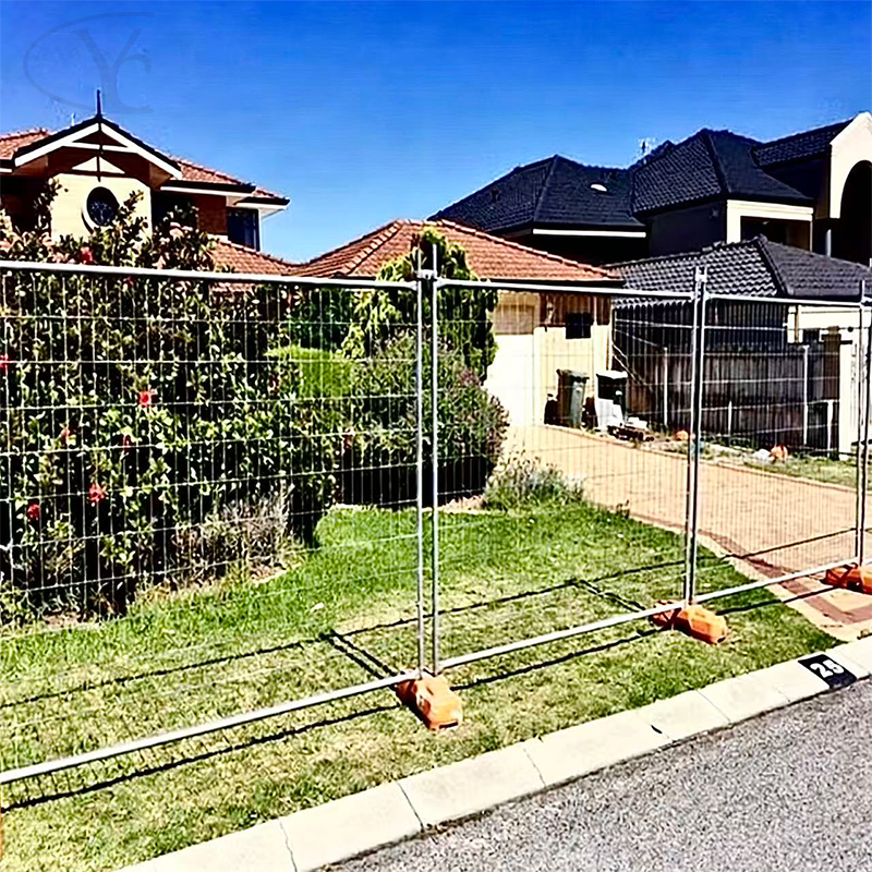 Australia temporary railing-usage diagram