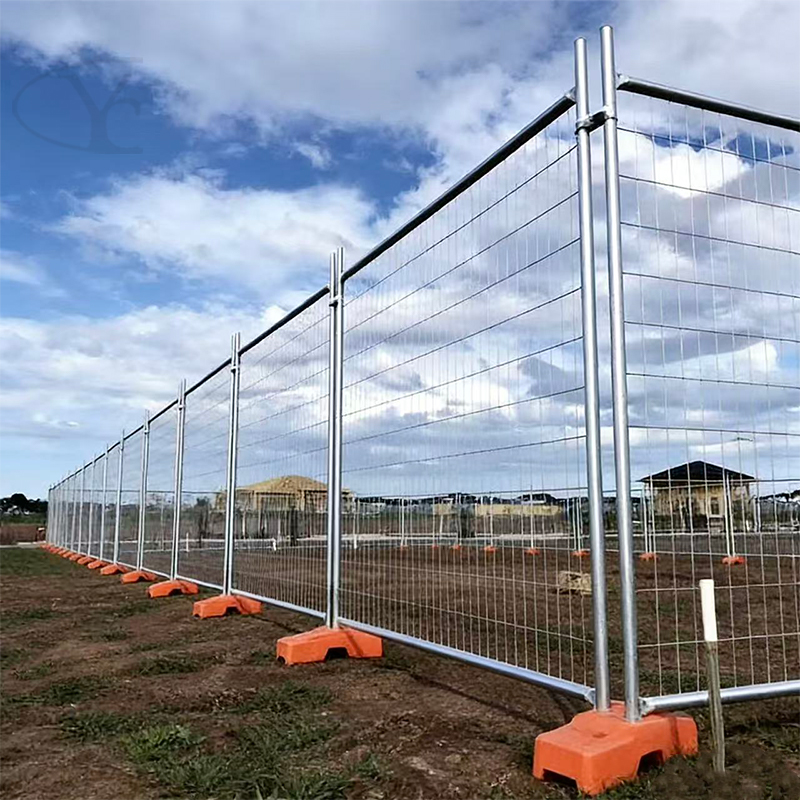 Australia temporary railing- usage diagram